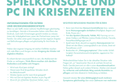 Umgang mit Smartphone Spielkonsole und PC in Krisenzeiten – Informationen für Eltern