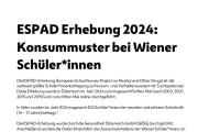 ESPAD Erhebung 2024: Informationsdokument