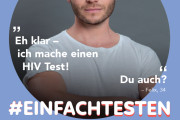Poster #einfachtesten (Aidshilfe Wien) 